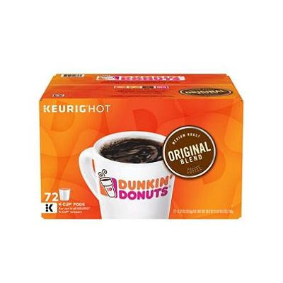 Dunkin' Donuts Original Blend K-Cups (72 ct.) (pack of 2)