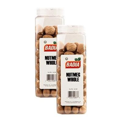 Badia Nutmeg Whole 16 oz Pack of 2