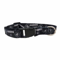 Oakland Raiders Dog Collar Size M