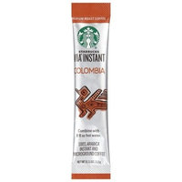 Starbucks VIA Ready Brew Coffee, Colombia, 3.3-Gram Packets, 100 Count