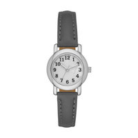 Ladies Grey Strap Watch