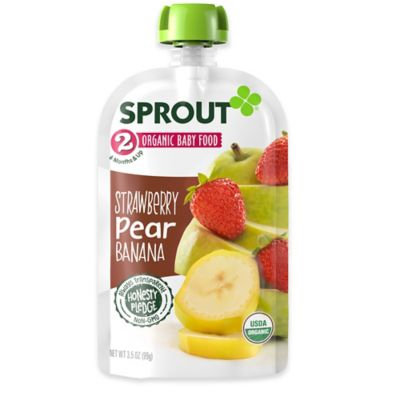 Sprout Stage 2, Strawberry Pear Banana, 3.5 oz