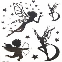 GGSELL Baby angel and butterfly angel temporary tattoos with star and moon