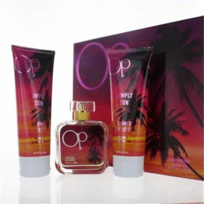 Ocean Pacific GSWOPSIMPLYSUN3PC34 Simply Sun Eau Parfume Gift Set - 3 Piece