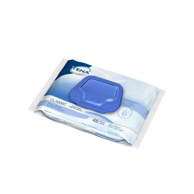 TENA Classic Washcloth 8'' x 12-1/2'' - (192 Count) 4 Packs of 48