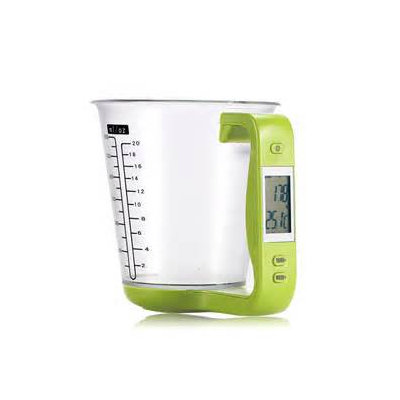 Source Force Digital Scale with Measuring Cup - Green
