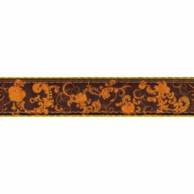 Country Brook Design® 3/4 Inch Seasons of Change Ribbon Double Sided Dog Leash - 6 Foot Limited Edition