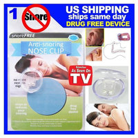 Stop Snore Free Anti Snoring Nose Clips Sleep Aid Guard Night Device On Tv
