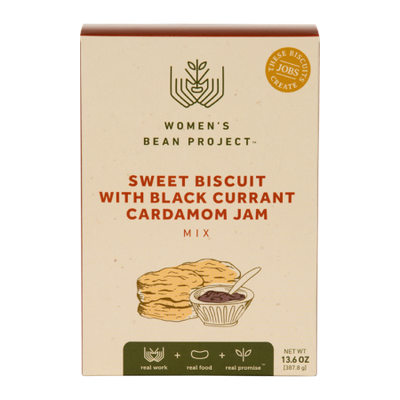 Women's Bean Project Sweet Biscuit with Black Currant Cardamom Jam Mix, 13.6 oz. box