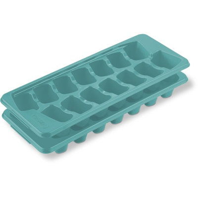 Sterilite Mainstays Ice Cube Trays, Blue Atoll, Set of 2