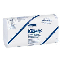 Kleenex 13253 Premiere Folded Towels, 7 4/5 x 12 2/5, White, 120 per Pack (Case of 25 Packs)