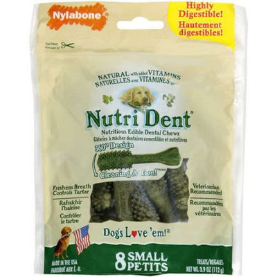 Nutri Dent: Nutritious Edible Dental Chews Dogs Love 'em, 3.9 Oz