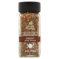 Frontier Co-op Simply Organic, Spice Right Pepper;More, 2.2 Oz (Pack Of 6)