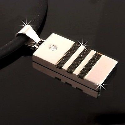 Electrified.com ELECTRIFIED FEEL BETTER EJNP-D023 Glyphic Pendant Necklace 1 Zircon Stone