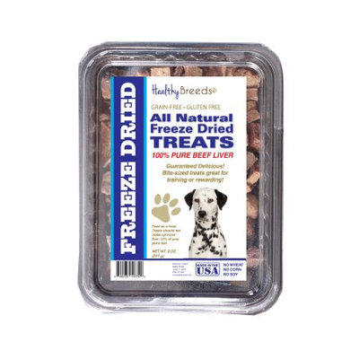 Healthy Breeds 840235148227 10 oz Dalmatian All Natural Freeze Dried Treats Beef Liver