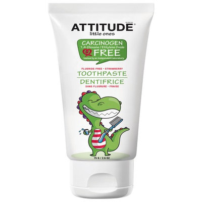 ATTITUDE little ones Fluoride Free Toothpaste Strawberry