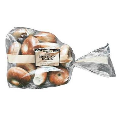 Daily Chef Mini Plain Sliced Bagels (12 ct.) (pack of 2)