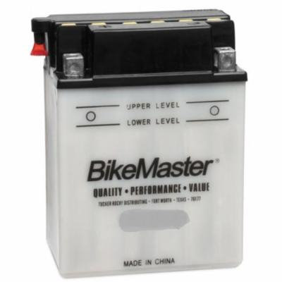 BikeMaster Conventional Battery 40 CCA 120L X 70W X 92H mm Fits 89-90 Yamaha Zuma 50 CW50