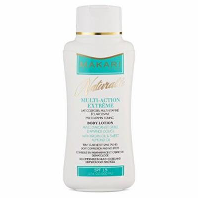 Makari Naturalle Multi-Action Extreme Body Lotion 17.6oz – Whitening & Moisturizing Body Cream with Argan Oil & SPF 15 – Toning & Lightening Treatment for Dry Skin, Age Spots, Unevenness