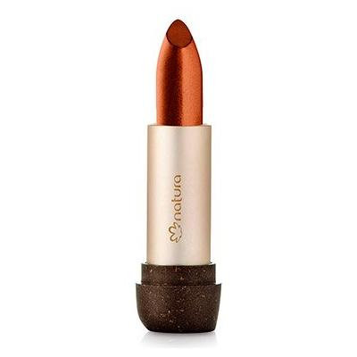 Linha Aquarela (Metalizado) Natura - Batom Cobre FPS 8 ( 3,5 Gr) - (Natura Watercolor (Metallic) Collection - Copper Lipstick SPF 8 Net 0.12 Oz)