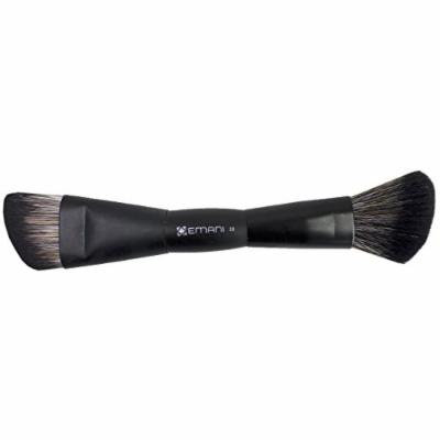 EMANI Vegan Cosmetics Duo Precision Brush Contour Brush, 0.16 Ounce