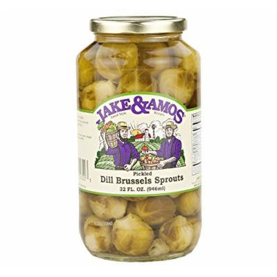 Jake & Amos Pickled Dill Brussels Sprouts 32 Oz. (2 Jars)
