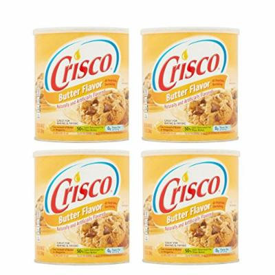 Crisco Butter Flavor All Vegetable Shortening, 48 oz 4 Pack