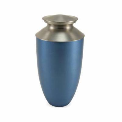 Bronze Cremation Urn - Extra Large 210 Pounds - Blue