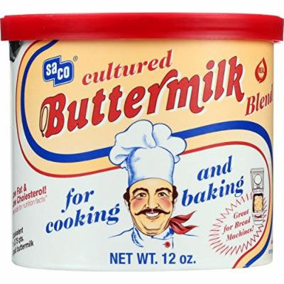 Saco Foods Buttermilk Powder Blend - Cultured - 12 oz - case of 12 - Low in fat and cholesterol