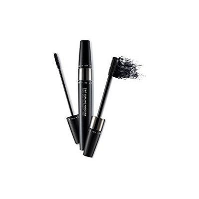 The Face Shop 2 in 1 Curling Mascara (8.5g 0.29 Oz) 2017 NEW (Brown)