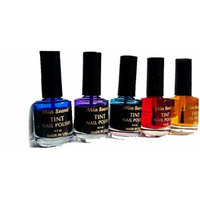 Mia Secret - Nail tint - Color transparent Nail polish for vitrals & Veil Effect 5 Colors