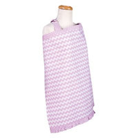 Trend Lab Orchid Bloom Chevron Nursing Cover, Purple