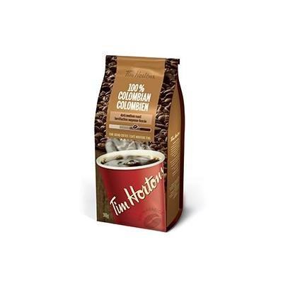 Tim Hortons 100% Colombian Dark Medium Roast Fine Grind Coffee 300g