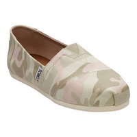TOMS Birch Camo Women's Classics Slip-On Shoes - Size 9