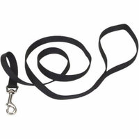 Coastal Pet Products 00404-BLK04 0.625 in. x 4 ft. Single-Ply Nylon Training Dog Leash - Black