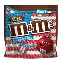 Mars Chocolate M'S Red, White & Blue Milk Chocolate Candy Bag, 42-oz