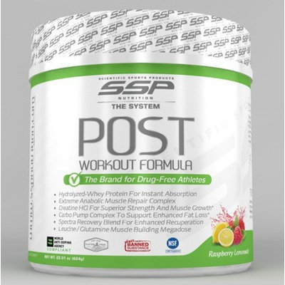 Ssp Nutrition, Inc. SSP Nutrition Post Workout Powder, Raspberry Lemonade, 1.37 Lb