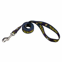 Country Brook Design® 5/8 Inch Course Be With You Dog Leash - 4 Foot