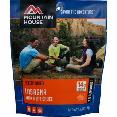 Lasagna with Meat Sauce - 2.5 Serving Entree, Protein: 14g By Mountain House