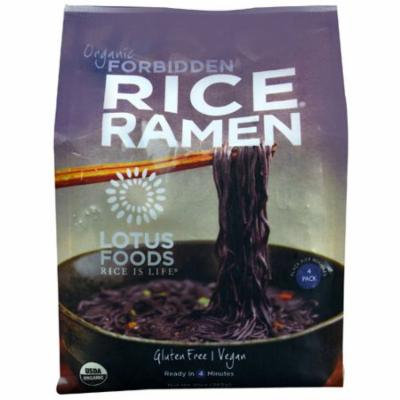 Lotus Foods Organic Rice Ramen Noodles Forbidden -- 10 oz pack of 6