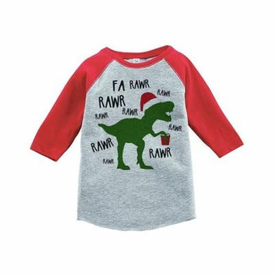 Custom Party Shop Youth Christmas Dinosaur Onepiece - 2T