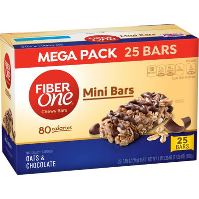 Fiber One General Mills Fiber One Mini Chewy Bars Oats & Chocolate Mega Pack