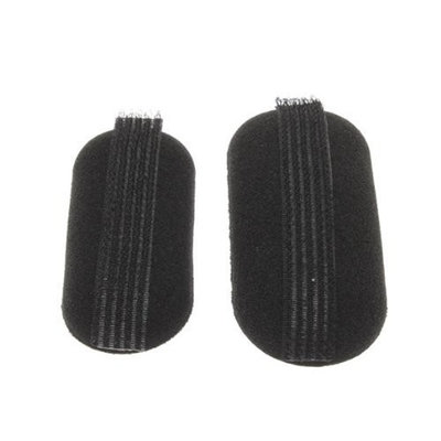 Rokou 2pcs Black Sponge Hair Volume Bump Up Clip Hair Maker Tool Hair Base
