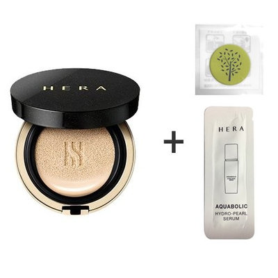 2017 NEW HERA BLACK CUSHION NO.13 IVORY 0.53oz(15g)+Refill 0.53oz(15g)
