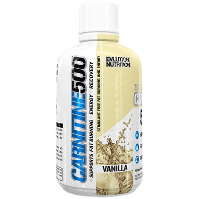 EVLution Nutrition, Carnitine500, Vanilla, 16 oz (465 ml)