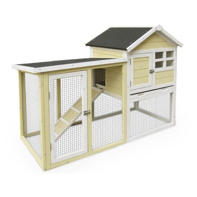 Advantek Stilt House Rabbit Hutch Yellow