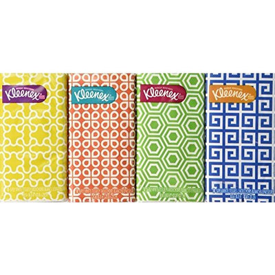 Kleenex 3-Ply Pocket Packs Facial Tissues, 48 Packs of 10 Tissues by Kleenex