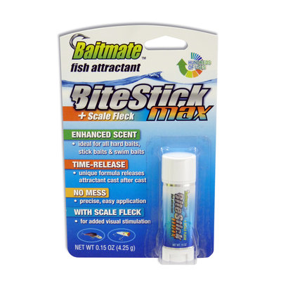 Wisconsin Pharmacal Company, Llc Baitmate BiteStick Max Hard Bait Fishing Attractant with Scale Fleck