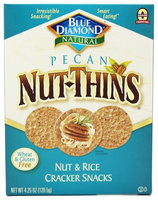 Blue Diamond Growers - Pecan Nut-Thins Nut & Rice Cracker Snacks - 4.25 oz(pack of 12)