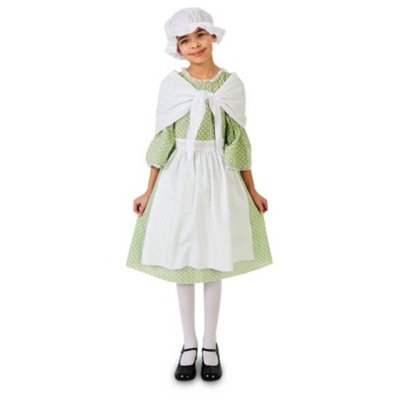 Spring Meadow Printed Colonial Girls' Costume